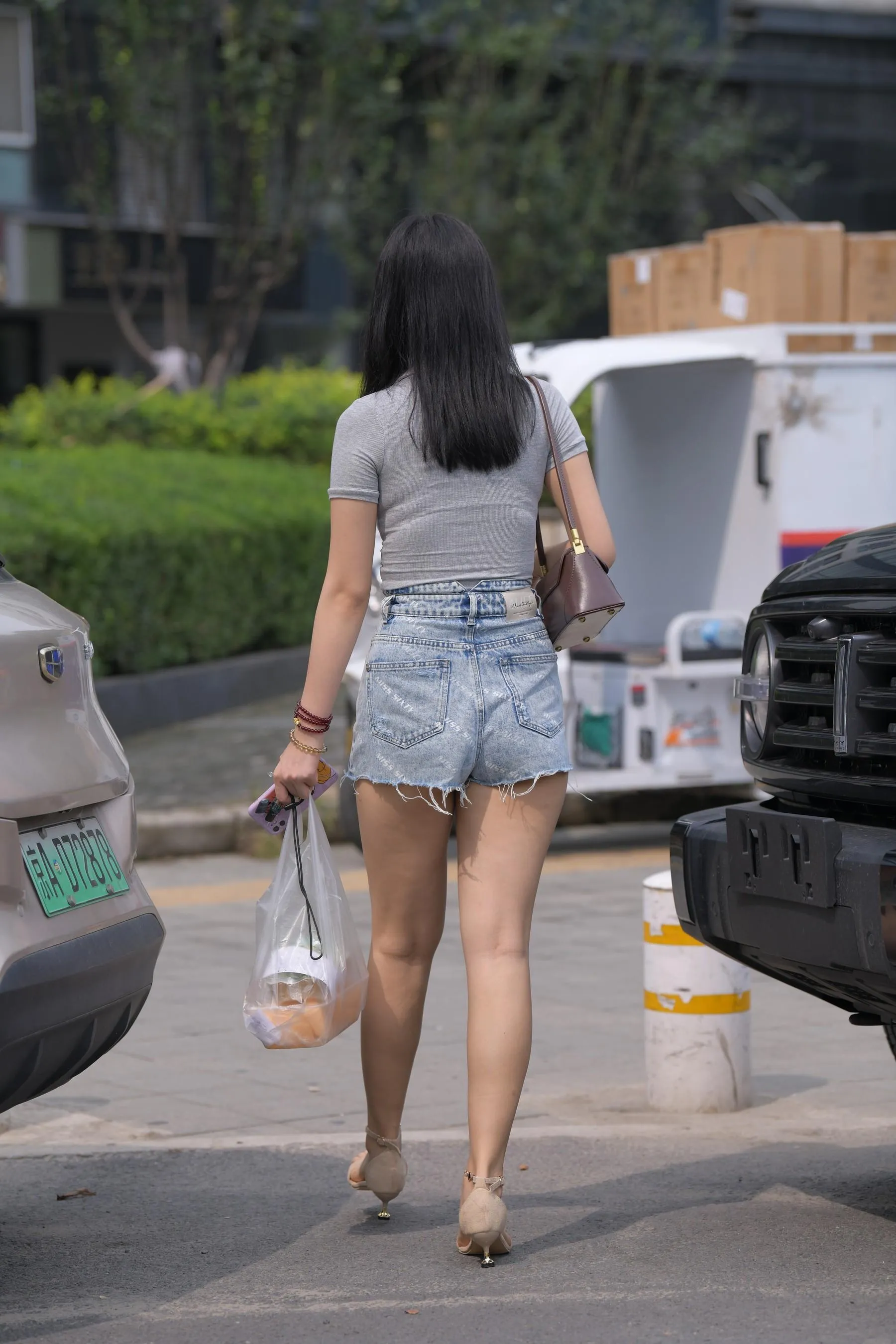 魔镜街拍 NO.169 一只麋鹿摄影-牛仔短裙美女 [235P]插图9